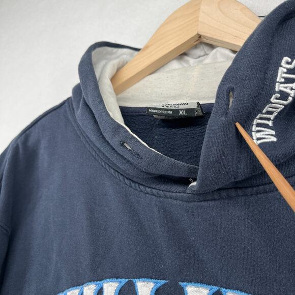 VILLANOVA UNIVERSITY Hoodie Adult XL Wildcats PA College Fleece Sweatshirt Blue - Picture 7 of 11